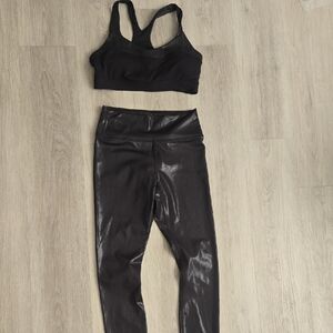 Fabletics Black Women's Leggings Set